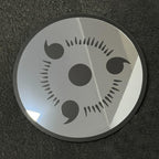Anime Sharingan Wall Mirror – 38cm Circular Decorative Mirror LiquidMirror