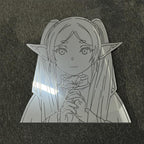 Acrylic Anime Elf Wall Mirror – Fantasy Character Decor LiquidMirror