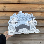 Anime Gear 5 Luffy Mirror Wall Decor – Reflective Wall Art for Fans LiquidMirror