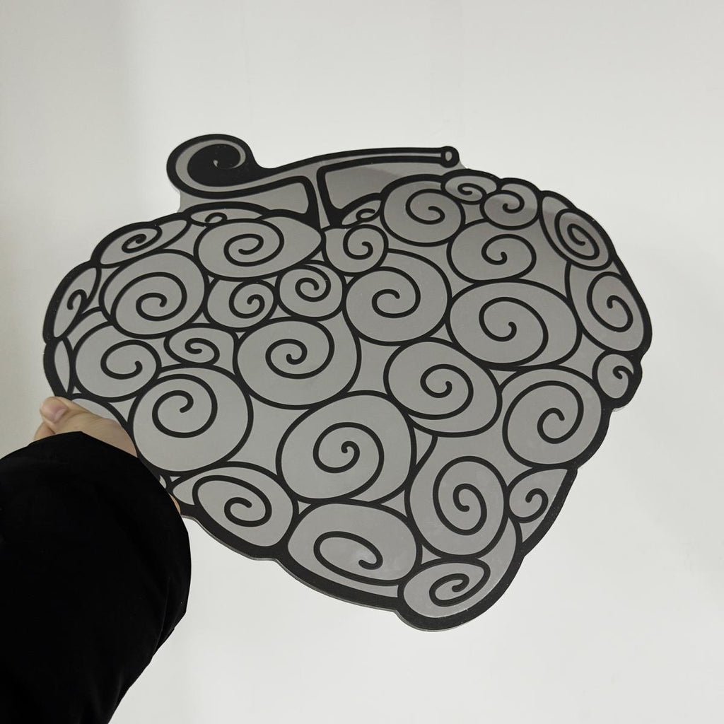 Anime Fruit Wall Mirror – Unique Gomu Gomu No Mi Inspired Decorative Wall Decor