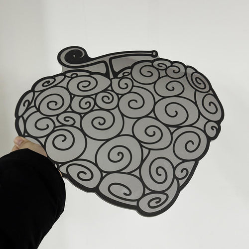 Anime Fruit Wall Mirror – Unique Gomu Gomu No Mi Inspired Decorative Wall Decor LiquidMirror