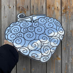 Anime Fruit Wall Mirror – Unique Gomu Gomu No Mi Inspired Decorative Wall Decor LiquidMirror