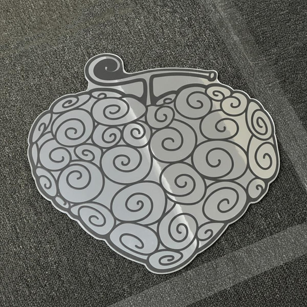 Anime Fruit Wall Mirror – Unique Gomu Gomu No Mi Inspired Decorative Wall Decor