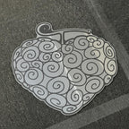 Anime Fruit Wall Mirror – Unique Gomu Gomu No Mi Inspired Decorative Wall Decor LiquidMirror
