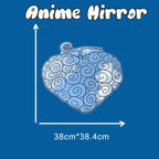 Anime Fruit Wall Mirror – Unique Gomu Gomu No Mi Inspired Decorative Wall Decor LiquidMirror