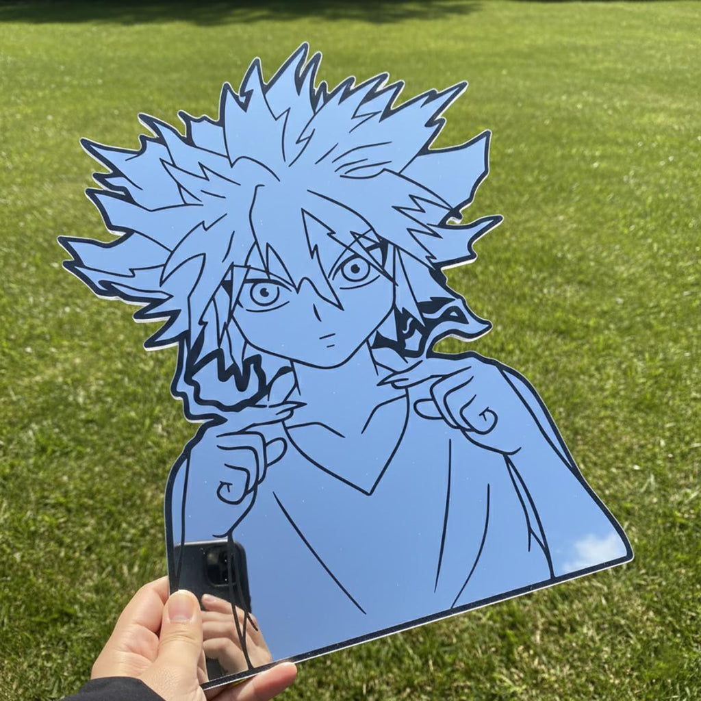 Custom Anime Mirror – Hunter x Hunter Killua Character Wall Décor & Room Accent