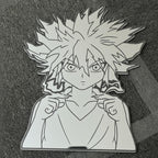 Custom Anime Mirror – Hunter x Hunter Killua Character Wall Décor & Room Accent LiquidMirror