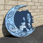Demon Slayer Kokushibo Crescent Moon Wall Mirror Custom Anime Acrylic Decor LiquidMirror