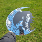 Demon Slayer Kokushibo Crescent Moon Wall Mirror Custom Anime Acrylic Decor LiquidMirror