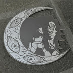 Demon Slayer Kokushibo Crescent Moon Wall Mirror Custom Anime Acrylic Decor LiquidMirror