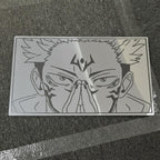 Anime Character Engraved Mirror Wall Art – Premium Decorative Glass Panel LiquidMirror