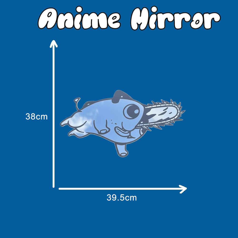 Anime Character Decorative Mirror - Custom Shaped Wall Decor for Fans