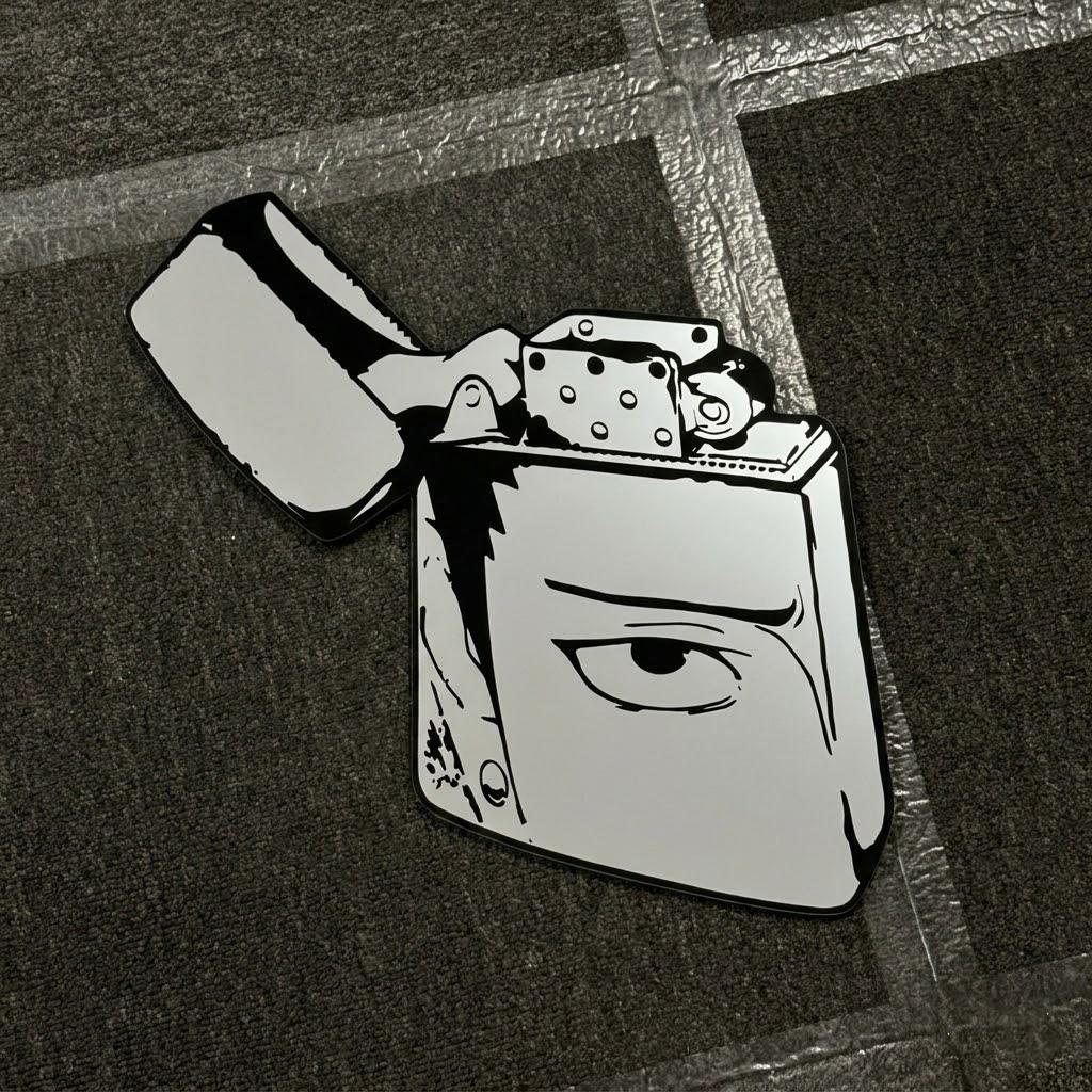 Anime Lighter Wall Mirror – Unique Manga Inspired Decorative Wall Decor
