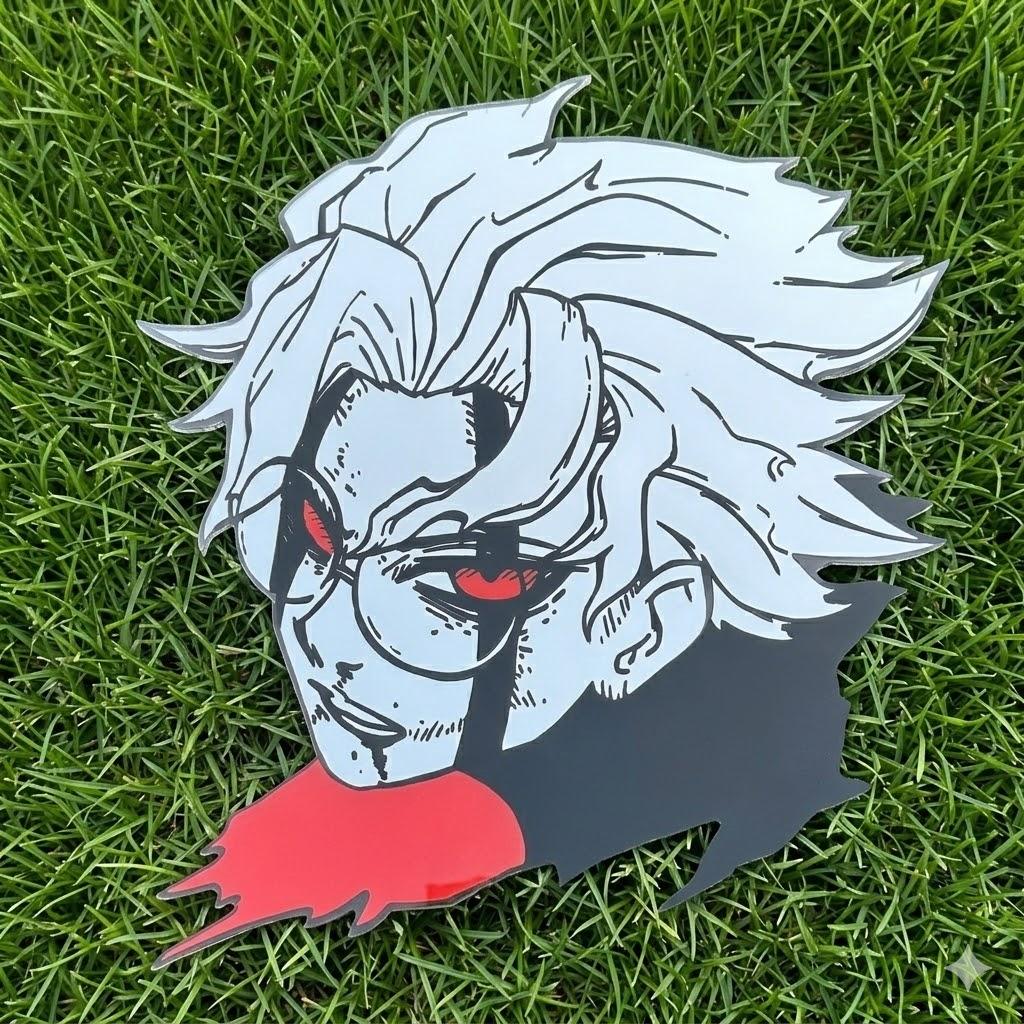 Custom Anime Mirror – Stylish Character Wall Decor for Gaming Room