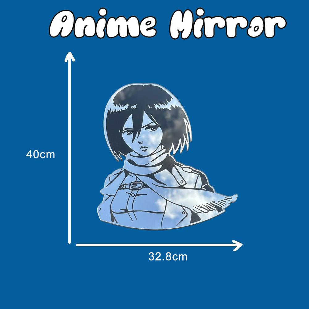 Mikasa Ackerman Attack on Titan Anime Mirror Wall Decor for Otaku Fans