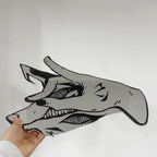 Custom Anime Mirror Wall Decor - Unique Hand-Drawn Character Wall Art LiquidMirror