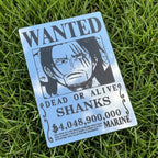 Anime Wanted Poster Mirror - Shanks One Piece Wall Decor for Fans LiquidMirror