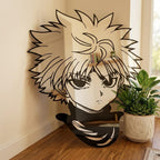 Killua Zoldyck Anime Character Mirror - Custom Handcrafted Wall Décor LiquidMirror