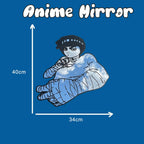Anime Character Cutout Wall Mirror for Otaku & Gaming Rooms LiquidMirror