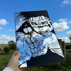 Anime Art Mirror - Intense Manga Character Wall Decor - 40x24cm LiquidMirror