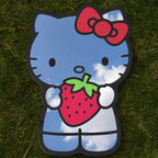 Hello Strawberry Mirror on grass