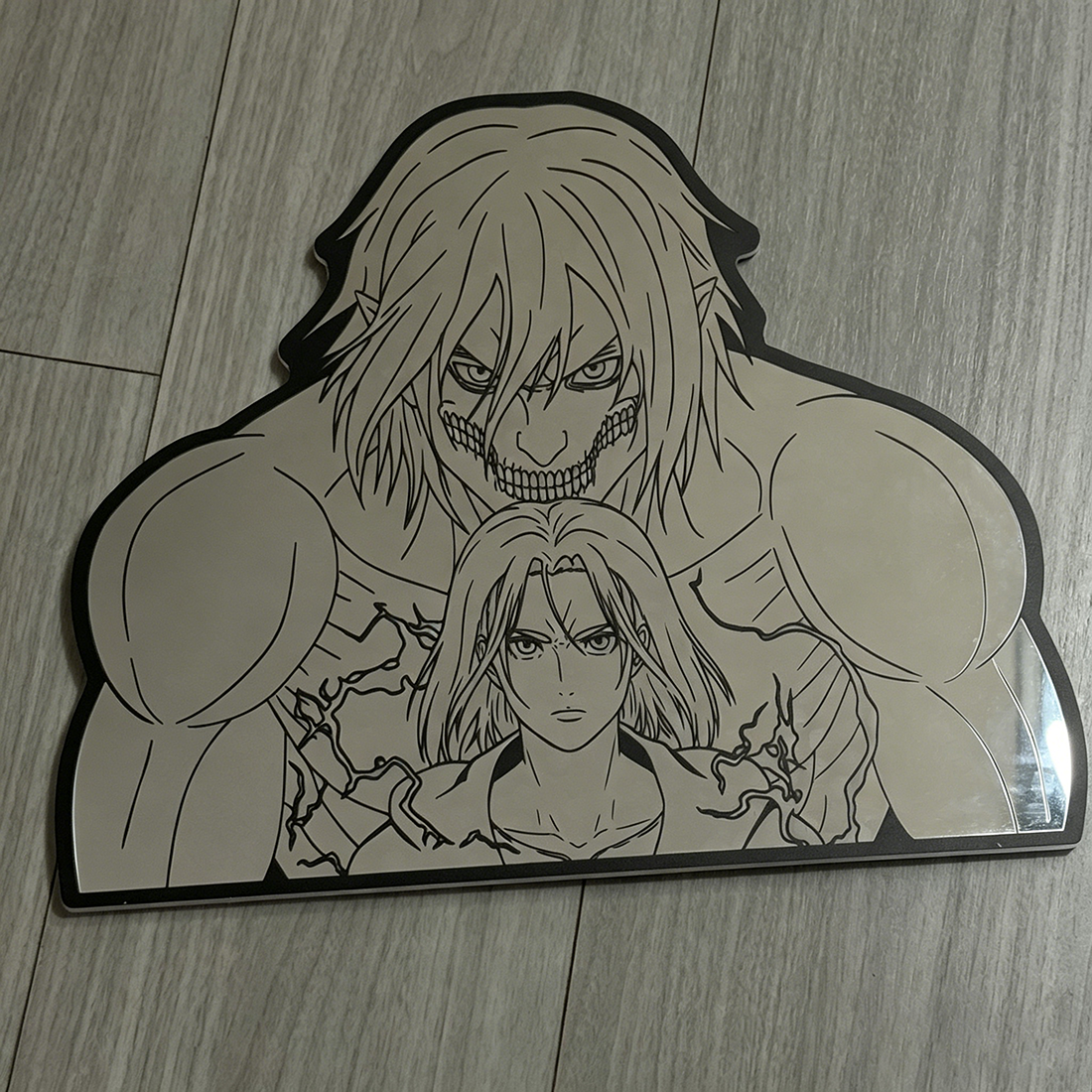 Eren Yeager & Attack Titan Wall Mirror | Attack on Titan Decor LiquidMirror
