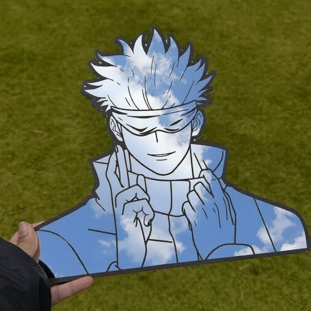 Jujutsu Kaisen Satoru Gojo Mewing Mirror - LiquidMirror