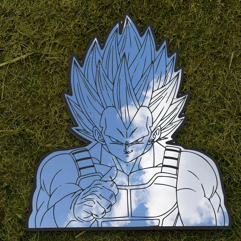Dragon Ball Z Vegeta Goku mirror decor
