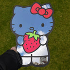 Hello Strawberry Mirror with sky reflection