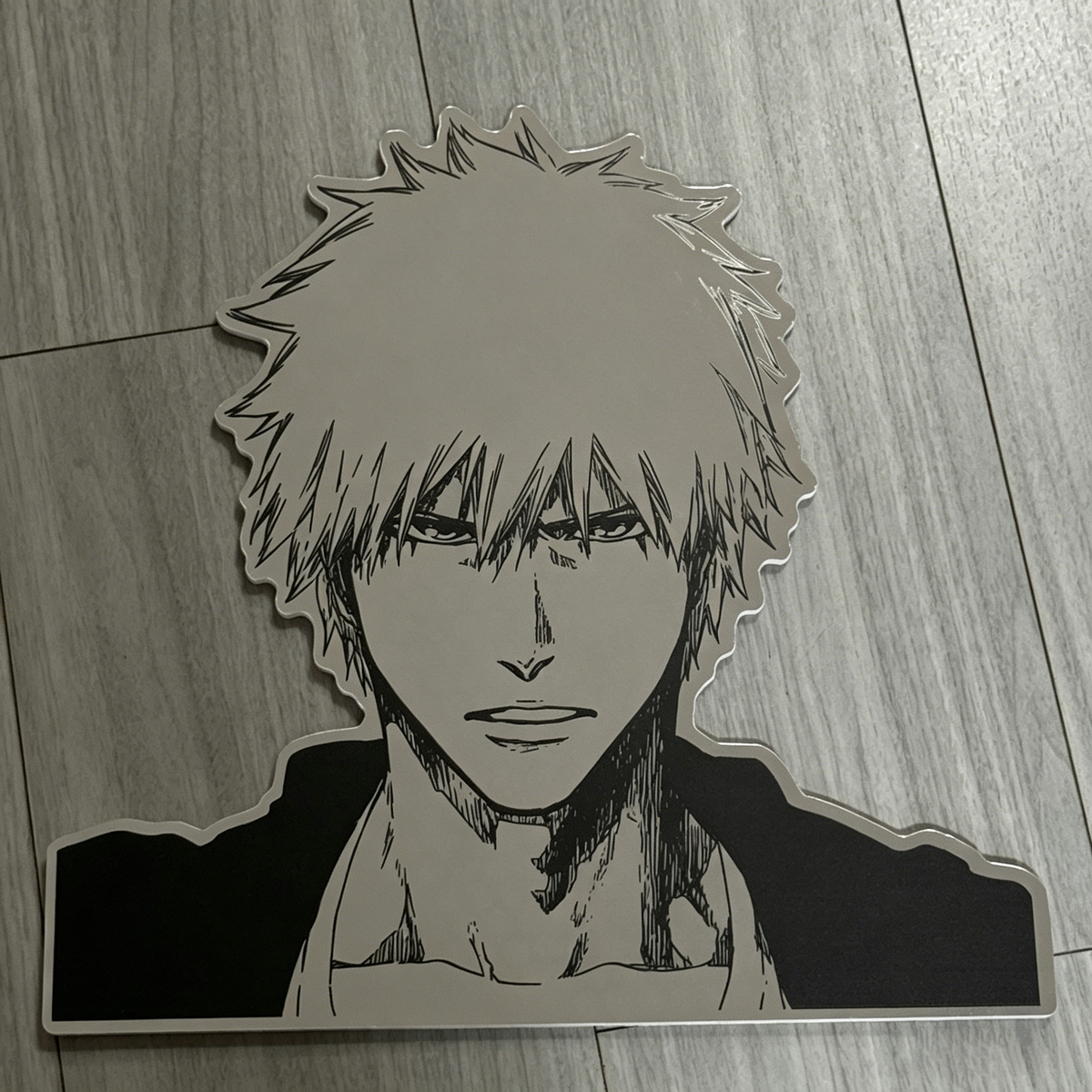Ichigo Kurosaki Silhouette Wall Mirror | Bleach Anime Decor LiquidMirror
