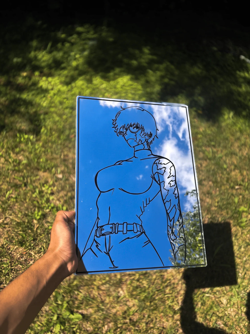 Awakened Maki Zenin Wall Mirror | Jujutsu Kaisen Anime Decor LiquidMirror