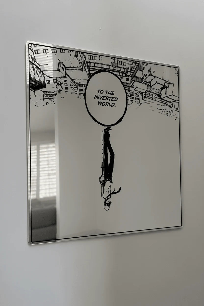 Shinji Hirako "Inverted World" Wall Mirror | Bleach Anime Decor LiquidMirror