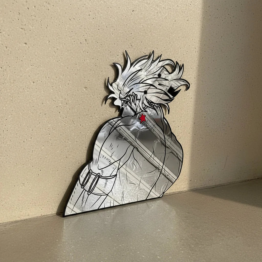 Dio Brando Star Birthmark Shaped Wall Mirror | JoJo's Bizarre Adventure Decor LiquidMirror