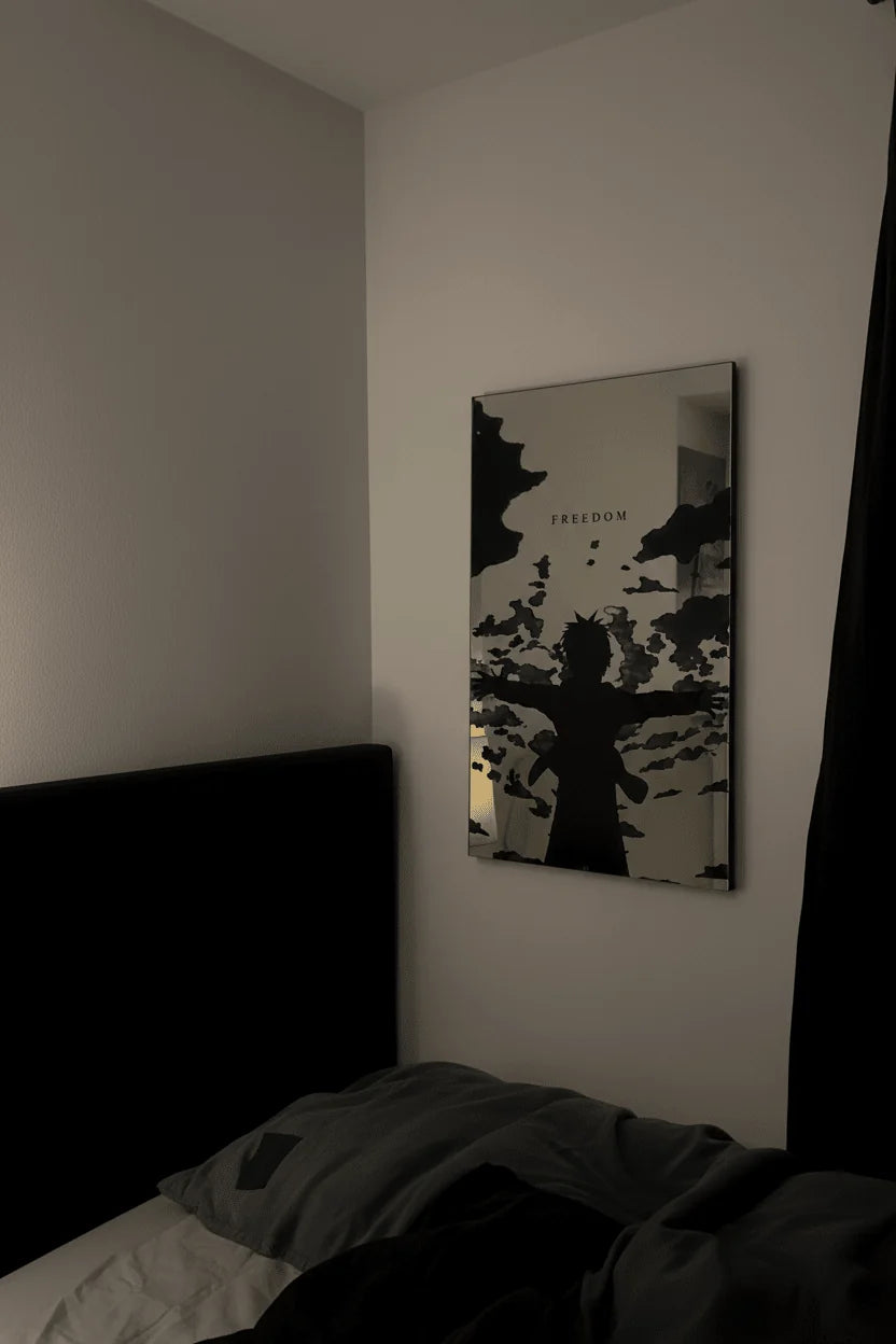 Eren Yeager "Freedom" Wall Mirror | Attack on Titan Anime Decor LiquidMirror