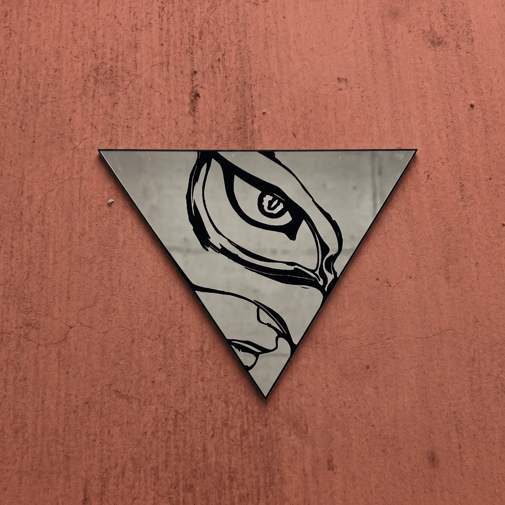 Griffith Eye Triangular Wall Mirror | Berserk Anime Decor LiquidMirror