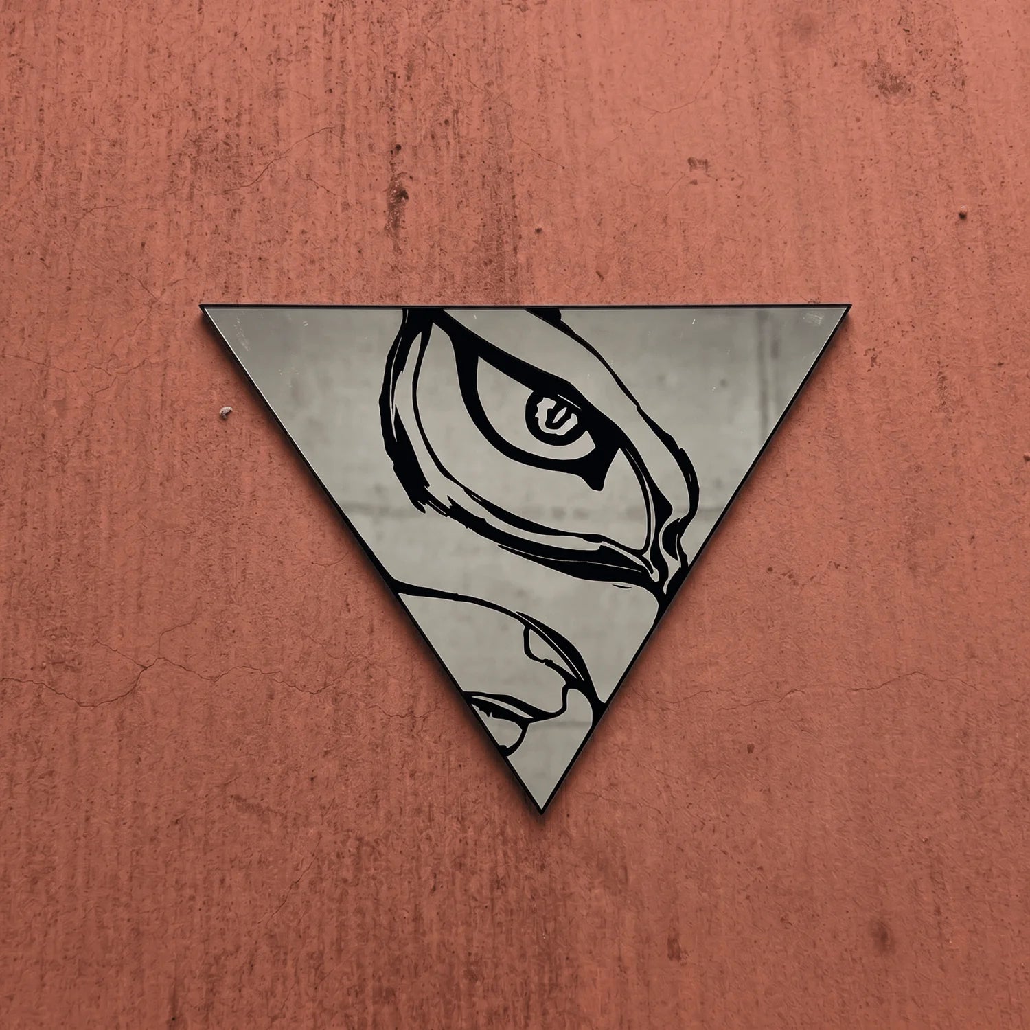 Griffith Eye Triangular Wall Mirror | Berserk Anime Decor LiquidMirror
