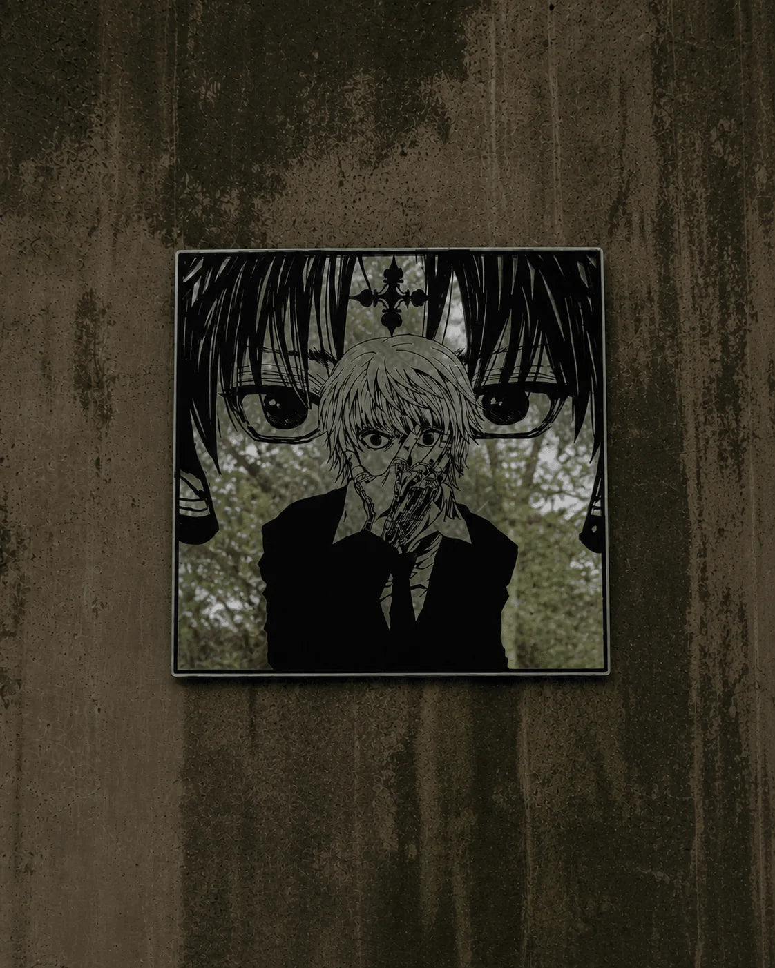 Kurapika x Chrollo Wall Mirror | Hunter x Hunter Anime Decor LiquidMirror