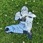 Hisoka Morow from Hunter x Hunter Mirror: Anime Room Decor, Frameless Floating Design - LiquidMirror