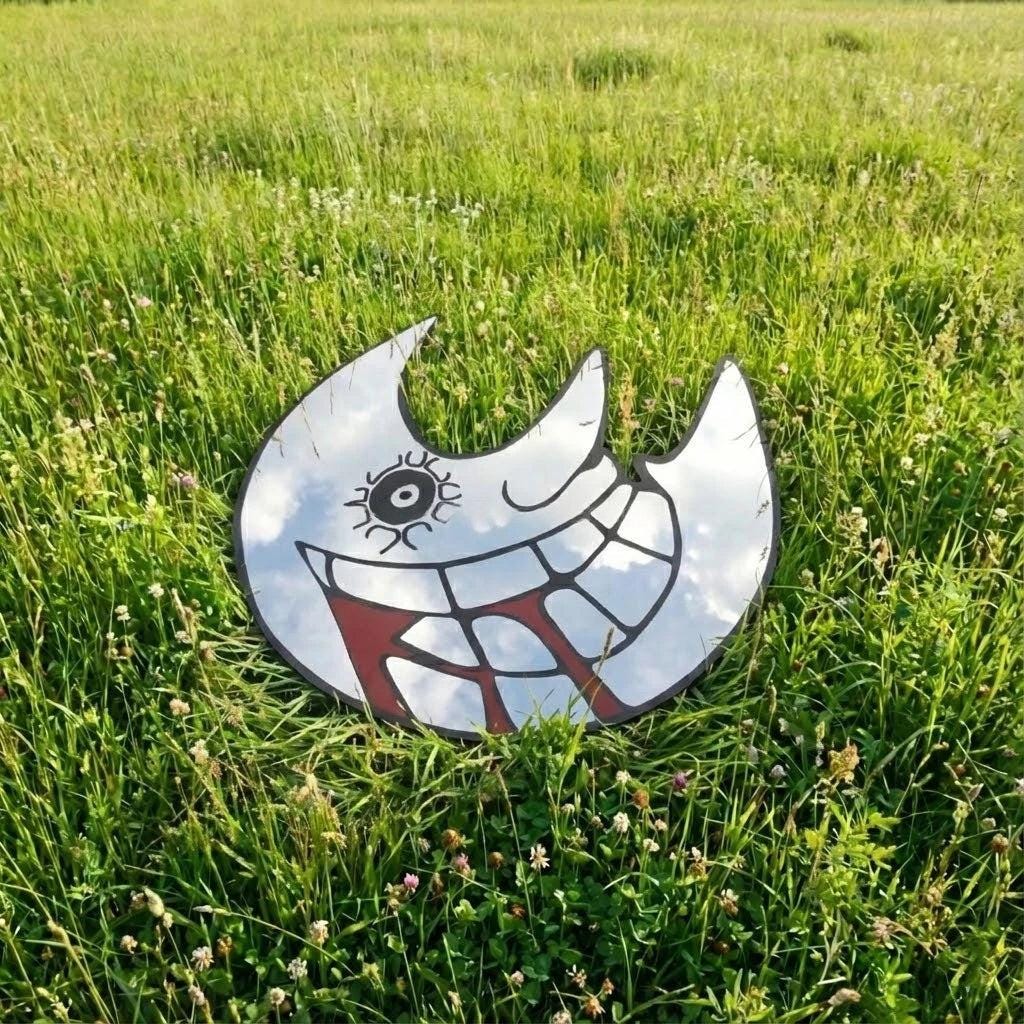 Cursed Moon from the Soul Eater series: Anime Wall Mirror Unbreakable Custom Irregular Shape Cartoon with Hanger - LiquidMirror