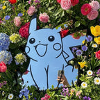 Kawaii Pikachu Pokemon Mirror: Cute Frameless Gamer Room Decor Gift - LiquidMirror