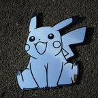 Kawaii Pikachu Pokemon Mirror: Cute Frameless Gamer Room Decor Gift - LiquidMirror