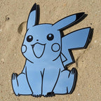 Kawaii Pikachu Pokemon Mirror: Cute Frameless Gamer Room Decor Gift - LiquidMirror