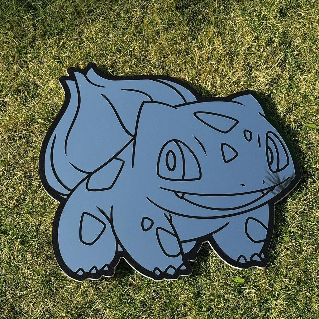 Bulbasaur Pokemon Mirror: Anime Gamer Room Decor, Shatterproof Polymer - LiquidMirror