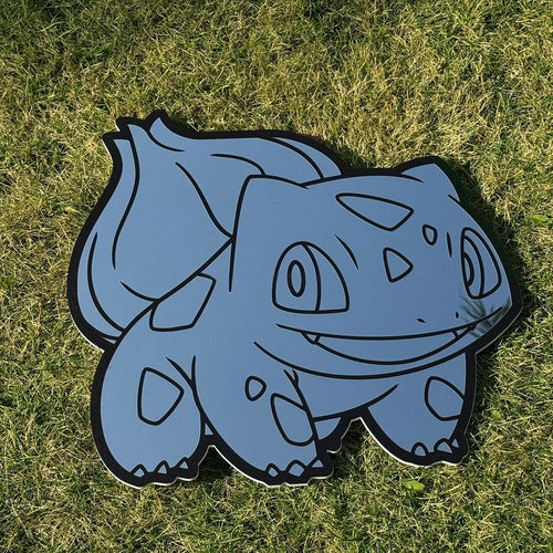 Bulbasaur Pokemon Mirror: Anime Gamer Room Decor, Shatterproof Polymer - LiquidMirror