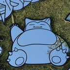 Snorlax Pokemon Mirror: 40cm Anime Gamer Room Decor - LiquidMirror