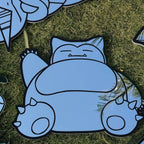 Snorlax Pokemon Mirror: 40cm Anime Gamer Room Decor - LiquidMirror