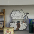 Tiger Anime Mirror: Kpop Demon Hunter, Frameless Gamer Room Decor - LiquidMirror