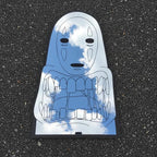 Anime No-Face Mirror: Irregular Silhouette, Shatterproof Polymer - LiquidMirror