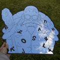 Anime Frameless Mirror: Master Roshi Silhouette, Gamer Room Decor - LiquidMirror