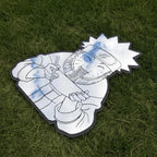 Naruto Anime Mirror: Frameless Manga Silhouette, Gamer Room Decor - LiquidMirror